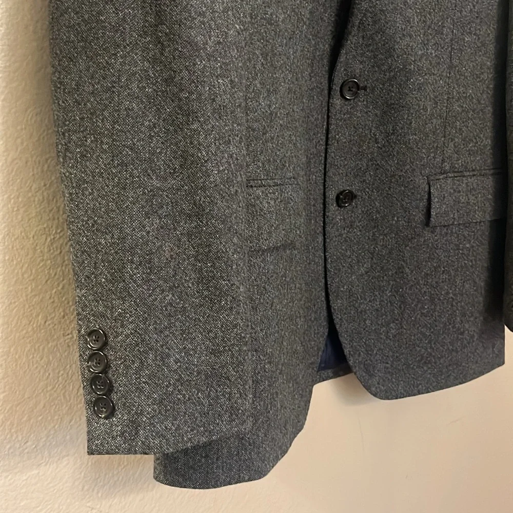 J. Crew Crosby Classic Fit 100% Wool Suit Blazer Moon Quality British Cloth 38R